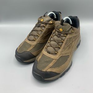 Columbia Hiking Shoes Mens 8.5 Brown Trailhawk Omnigrip Low Lace Up